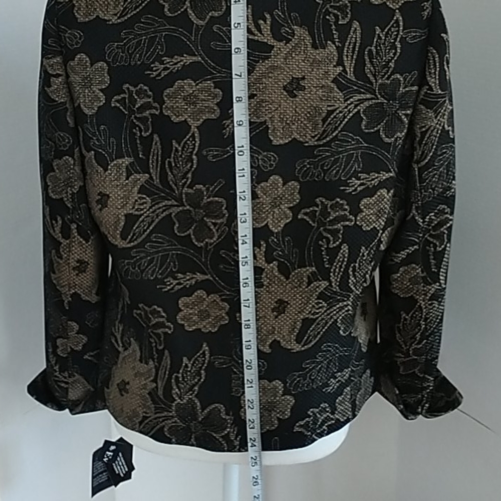 Evan-Picone Black Gold suit jacket/Blazer, Sz 12 - Picture 5 of 11